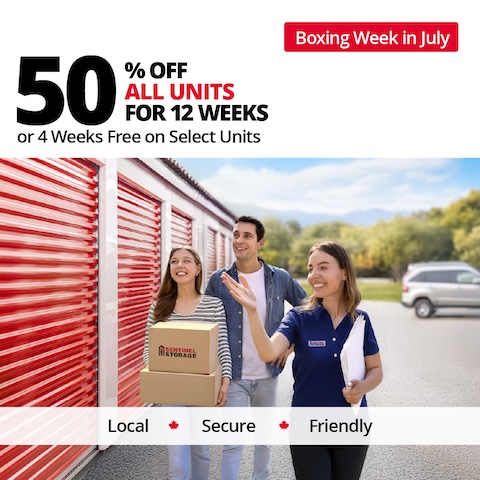 Sentinel Storage - Calgary Chaparral Promotion