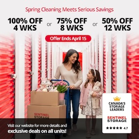 Sentinel Storage - Calgary Chaparral Promotion