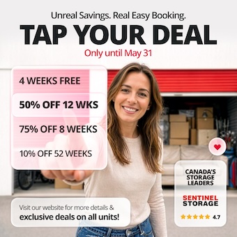 Sentinel Storage - Calgary Chaparral Promotion