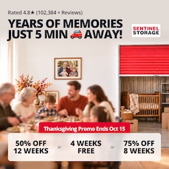 Sentinel Storage - Calgary Chaparral Promotion